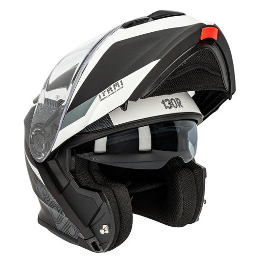 CAPACETE 130R ITAMI V2 TILES BLACK MATT / WHITE