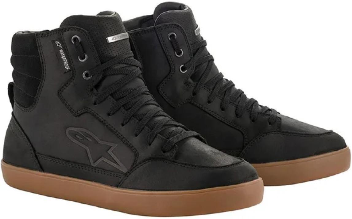 TENIS ALPINESTARS J6 WHATERPROOF BLACK/GUM