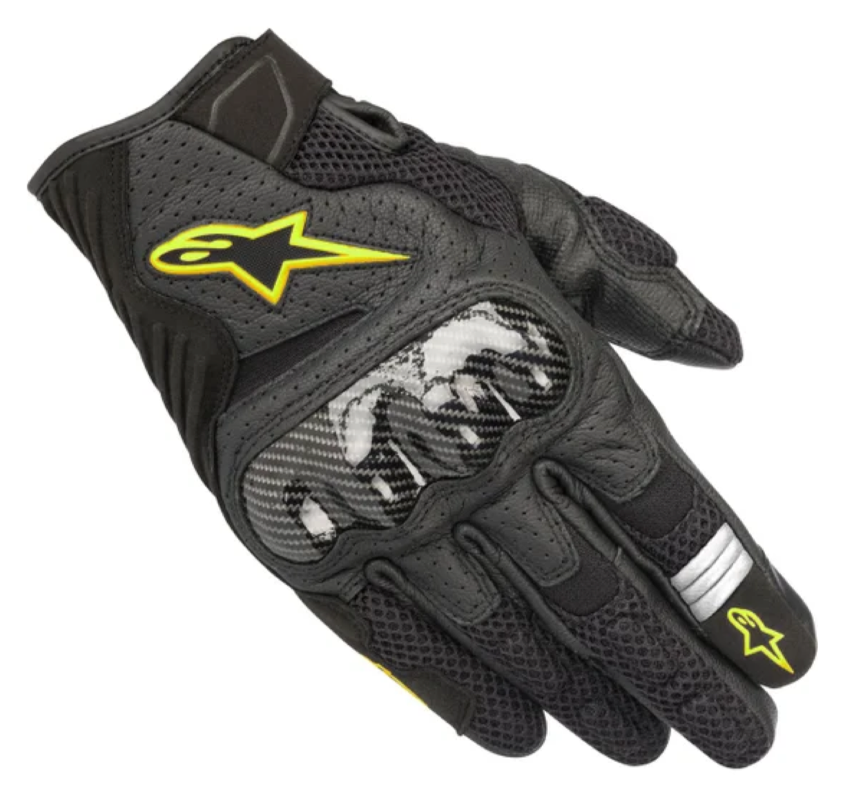 ALPINESTARS SMX-1 AIR V2 BLACK/YELLOW FLUO