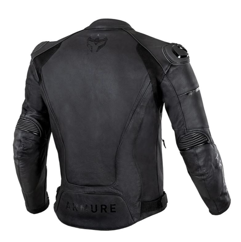 CASACO ARMURE HAMO LEATHER AAA BLACK