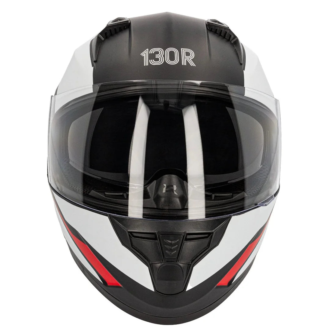 CAPACETE 130R KATSURA ROCKER MATT BLACK / WHITE / RED