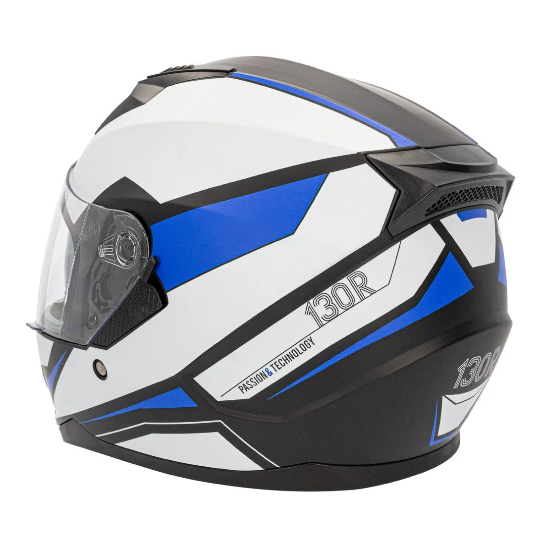 CAPACETE 130R KATSURA ROCKER MATT BLACK / WHITE / BLUE