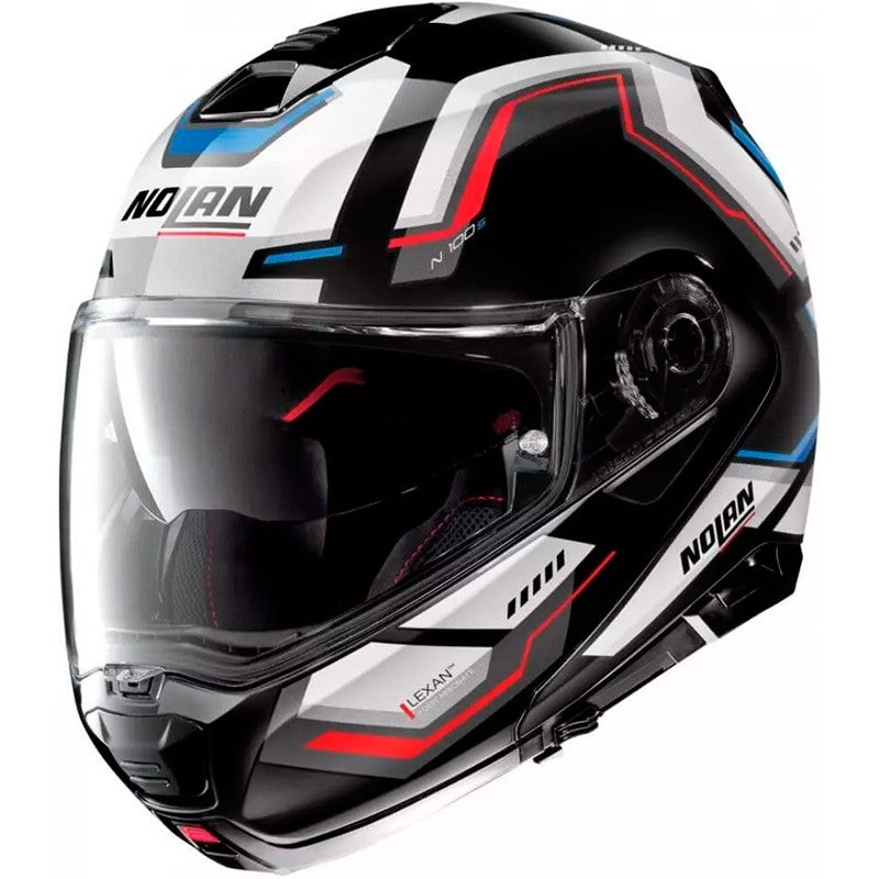 NOLAN N100-5 UPWIND N-COM BLACK/WHITE/BLUE/RED