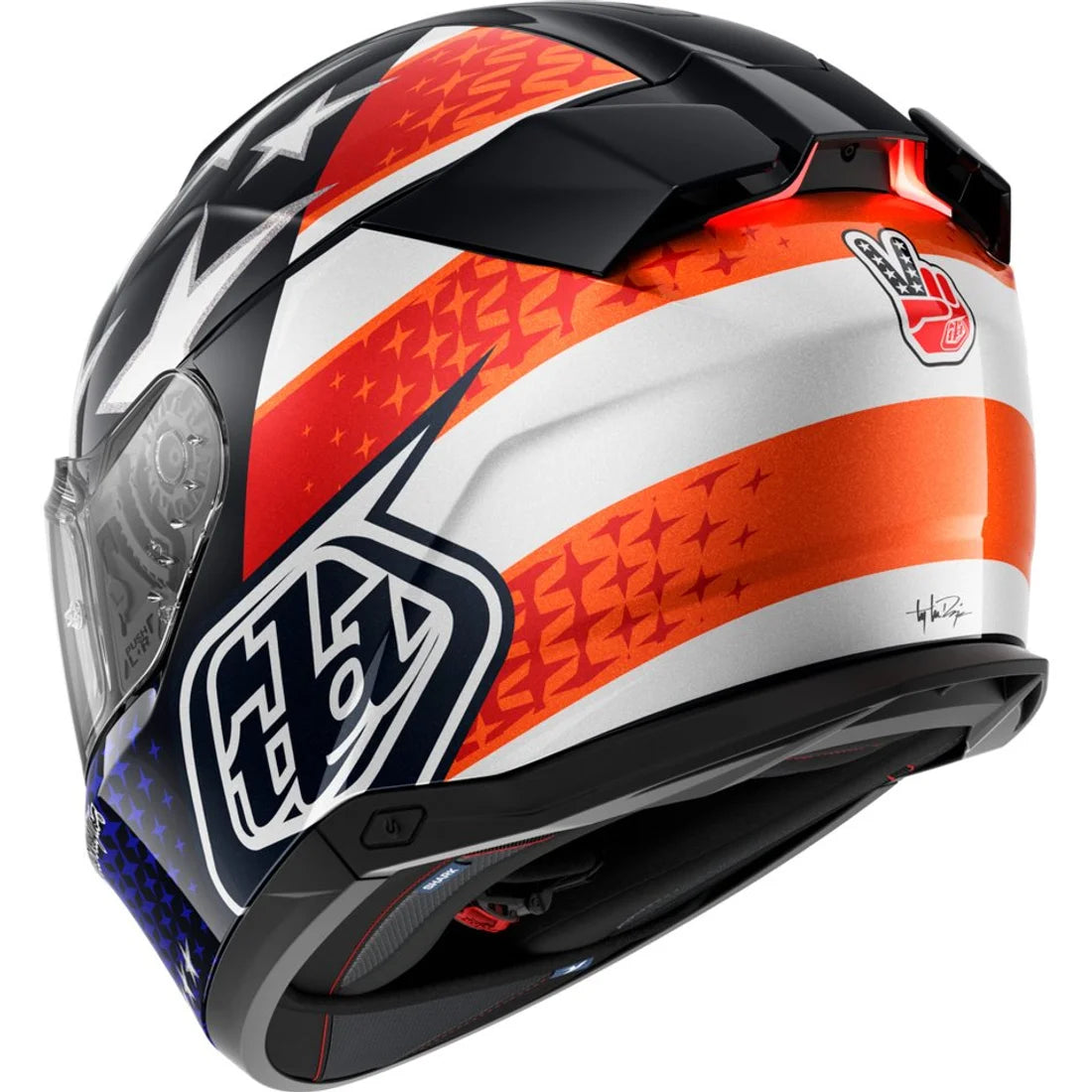 CAPACETE SHARK SKWAL I3 TLD USA BLUE / RED / WHITE