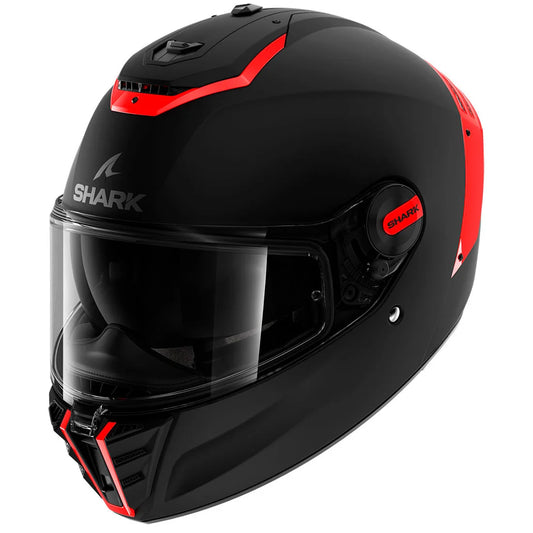 CAPACETE SHARK SPARTAN RS BLANK SP BLACK / ORANGE / BLACK