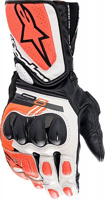 Luvas ALPINESTARS SP-8 V3 Black / White / Red Fluo