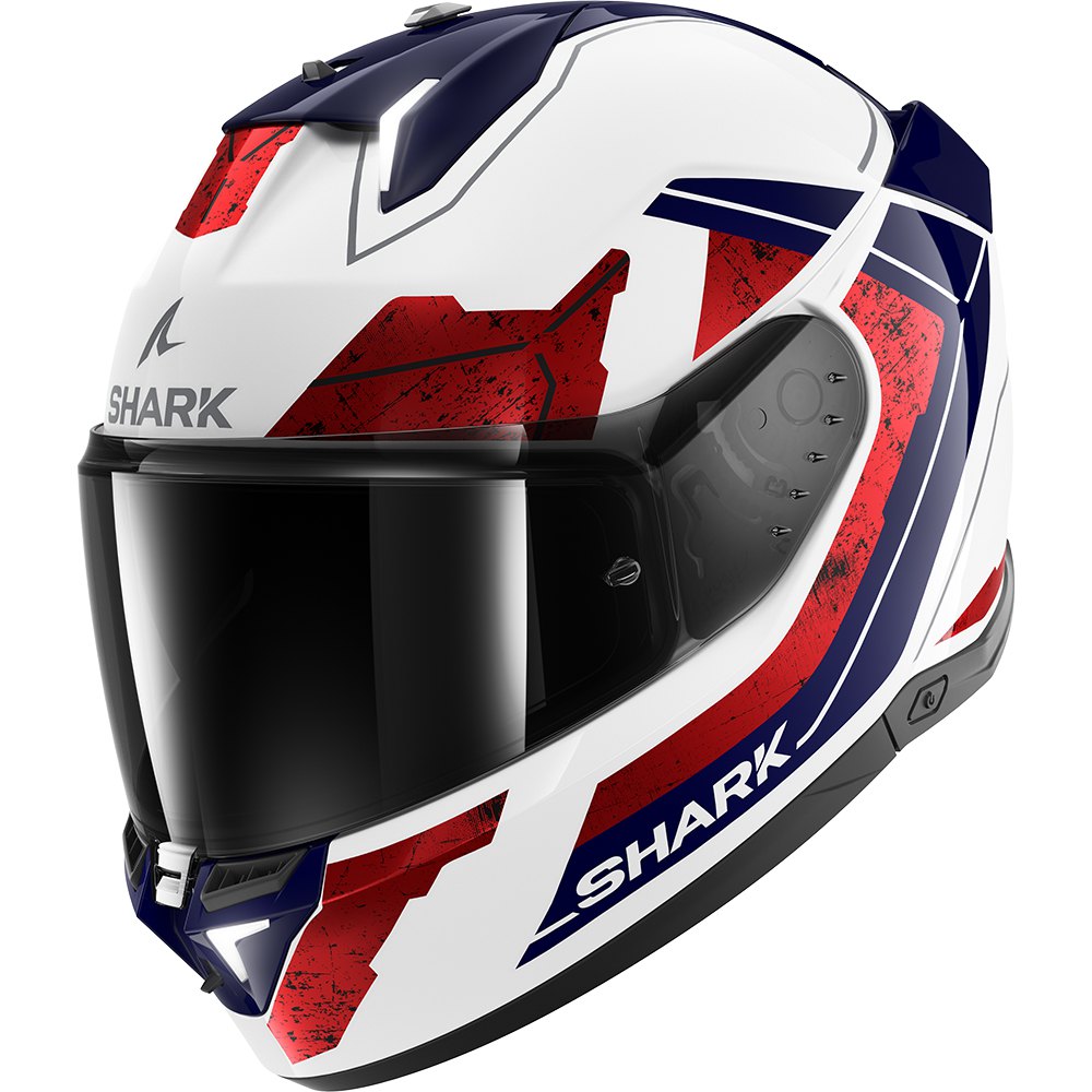 CASCO SHARK SKWAL I3 RHAD WHITE / CHROM / RED