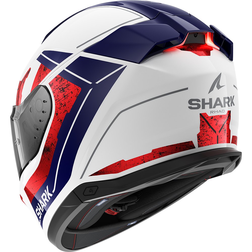 CASCO SHARK SKWAL I3 RHAD WHITE / CHROM / RED